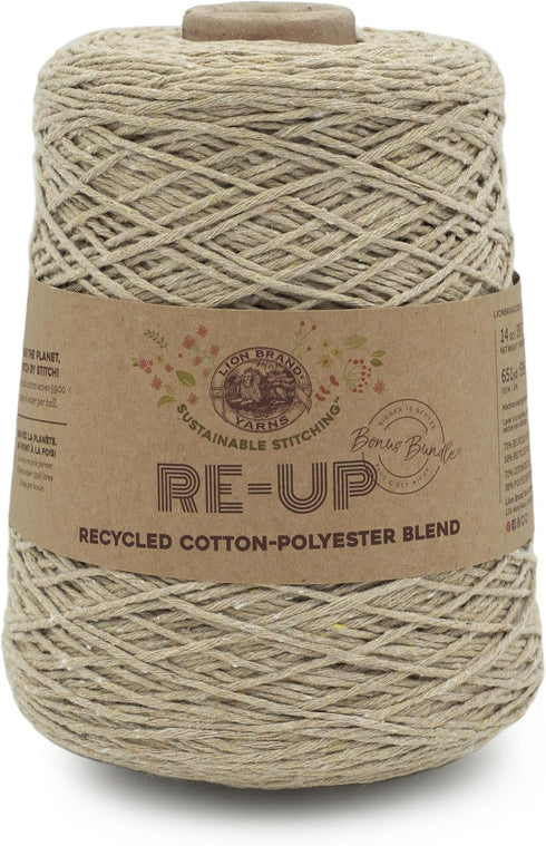Lion Brand Yarn Re-Up Bonus Bundle Yarn, Mineral Springs......