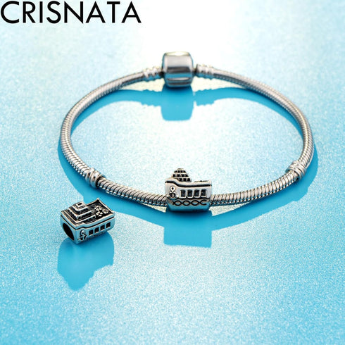 Ocean Series Charm-925 Sterling Silver Rose Gold/Silver Mermaid Ariel and Blue CZ Shell Beads, fits European Sea Charms Bracelet, Gifts for Daught...