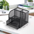 Mesh Desk Organizer, Metal Desk Pencil Pen holder for desk, Desktop Storage Pen Organizers, Office organization Home Art Supply Storage Box Multi-...