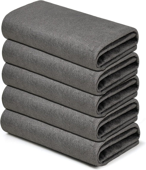 KTT Thickened Magic Cleaning Cloth,Reusable Microfiber Cleaning Cloth.Lint Free Cloth for Home,Window,Mirror Glass and Cars.(12" x 16",5 Pack)...