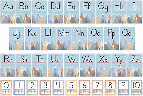 Teacher Created Resources Moving Mountains Alphabet Bulletin Board (TCR9170)...