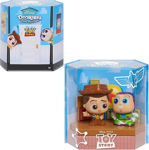 Just Play New Grand Entrance 3-inch Collectible Figures Buzz Lightyear and Woody, Officially Licensed Kids Toys for Ages 5 Up, Amazon Exclusive...