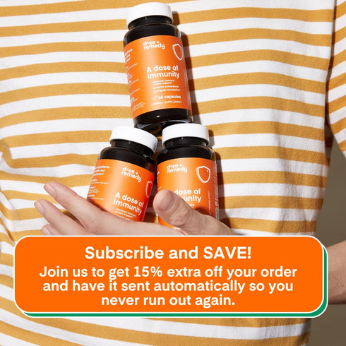 A Dose of Immunity Quercetin with Vitamin C and Zinc, Vitamin D, 500mg Quercetin Bromelain with Echinacea & B Vitamins, Lung Immune Support Supple...