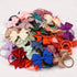 50PCS 2Inch Hair Bows Ties Baby Girls Kids Children Rubber Bands Grosgrain Ribbon Hair Bows Elastic Hair Ties Bands Ponytail Holders Hair Accessor...