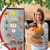 30 Christmas Theme Fridge Sticker Christmas Refrigerator Magnet Santa Claus Snowman Dwarf Snowflake Candy Fridge Magnet Stickers Decorations Xmas ...