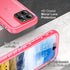 SPORTLINK Compatible with iPhone 13 Pro Waterproof Case - Built in Screen Protector Full Body Shockproof Dustproof IP68 Waterproof Case for iPhone...