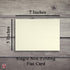 Cream Greeting Note Flat Postcards or Cards with Envelopes - 5 X 7 Inches - 50 Per Pack - This Is Not a Fold Over Card (No Envelopes)...
