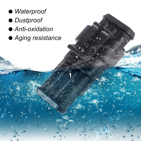 352Pcs Waterproof Connector Car Electrical Connector Terminals Quick Disconnect Wire Connector Plug Kit, 1/2/3/4 Pin Connectors Male and Female fo...