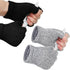 2 Pair Cut Resistant Half Finger Protection Gloves for Home Use...