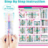Friendship Bracelet Making Kit for Girls, DIY Braided Rope Kids Jewelry Making Kit Craft Toys for 6 7 8 9 10 11 12 Years Girls, Travel Activity Se...