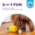 Outward Hound Dental Pineapple Dental Chew Toy and Interactive Treat Stuffer Durable Dog Toy Stuffable Dog Toy, Yellow...