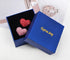 Gyn&Joy 2Pcs Set Pink And Red Rhinestones Heart Love Brooches...