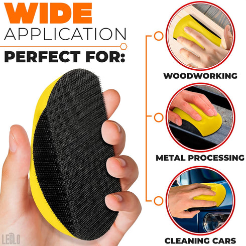 2Pcs Mouse Sanding Blocks for Wood - Mouse Sander Block Auto Body Tools Hand Woodworking Tool Sanding Pads Craftsmen Hand Tools - Autobody Sanding...
