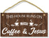 Coffee Sign - Kitchen Coffee Bar Decor - Farmhouse Kitchen Plaque 5"x10" Rustic Wood Hanging Plaque Wall Art Office Decoration Good Days Start wit...