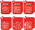WILLBOND 12 Pieces Christmas Pot Holders with Pocket Funny Pot Holders for Kitchen Heat Resistant Oven Hot Pads Mitts Pot Holders for Baking Cooki...