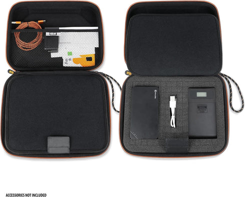 USA Gear Hard Case for Mobile Hotspot Compatible with Netgear Nighthawk M6, Verizon Hotspot, AT&T, Solis Lite and more - Customizable Foam Interio...