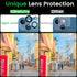 3 Pack Privacy Screen Protector for iPhone 13 6.1 Inch with 3 Pack Camera Lens Protector, Anti Spy Tempered Glass Film, Anti-Scratch, Touch Sensit...