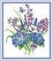 Rosyfoxes Cross Stitch Kits Stamped Full Range of Embroidery Starter Kits for Beginners DIY 14CT 2 Strands - Hydrangea 8 (Printed) 29×34cm...