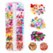 Dried Flowers & Foil Nail Art Kit - 108PCS, 33 Colors, 2 Color Foil, Accessories for Resin Molds...
