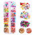 Dried Flowers & Foil Nail Art Kit - 108PCS, 33 Colors, 2 Color Foil, Accessories for Resin Molds...