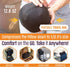 Car Neck Pillow for Driving - Memory Foam Headrest Pillow with Easy-to-Carry Portable Bag - Compact Multi Purpose Travel Pillow - Machine Washable...