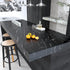 LACHEERY Thick Black Marble Contact Paper for Countertops Waterproof Black Marble Countertop Peel and Stick Matte Marble Wall Paper Kitchen Counte...