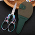 Crafting Scissors, 5.3in Sharp Multipurpose Fabric Scissors with Sheath, Arts Sewing Quilting Office Home School Paper Cutting Shears, Rainbow Lar...