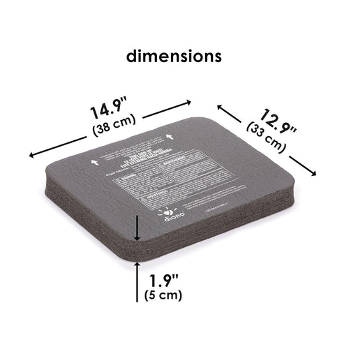 Diono Angle Adjuster Car Seat Leveler, Car Seat Wedge Cushion, Foam Provides More Legroom for Rear-Facing Car Seats...