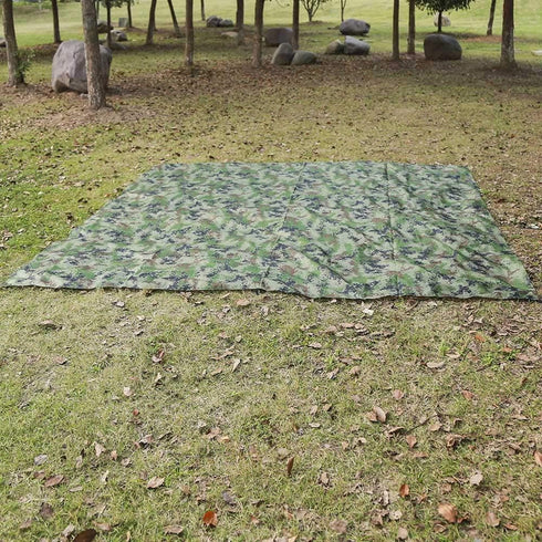Oumefar Canopy Waterproof Shade Tent Tarp High Density Rain Tent Canopy for Outdoor BBQ...