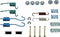 Dorman HW7104 Rear Drum Brake Hardware Kit Compatible with Select Models...