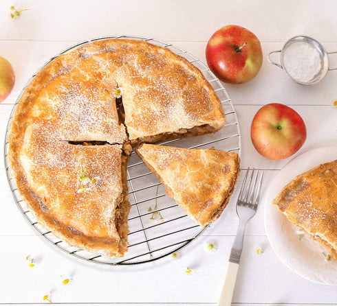 E-far 10½ Inch Round Cooling Cooking Racks, Stainless Steel Round Steaming Baking Rack Set of 2, Multi-Purpose for Canning Air Fryer Pressure Cook...