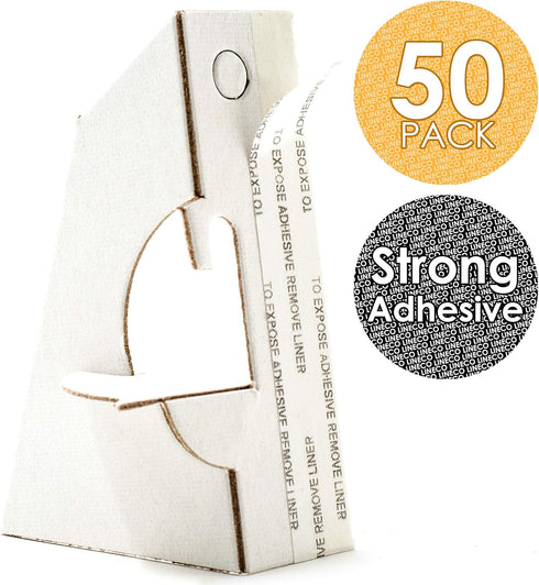 Golden State Art, 3 Inch Self Stick Easel Back, Cardboard Easel Stand, Single Wing, Archival Quality, Display Posters Pictures Brochures, Easy and...