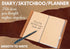 InnoBeta Christian Gifts Writing Leather Journal Notebook for Women, Embossed Bible Verse Journal Sketchbook, Travel Diary, Lined Planner, 7x5 Inc...