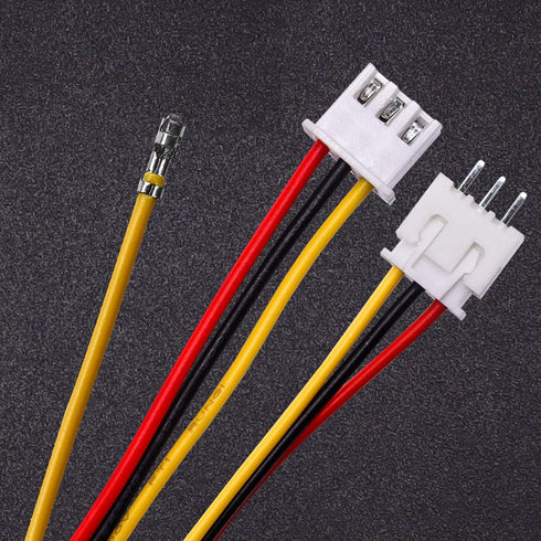 Taiss 560PCS 2.54mm JST-XH Connector Kit 2.54mm 2/3/4/5/6 Pin Housing Female and Male Adapter Cable Connector Plug,JST Connector Female Pin Head C...