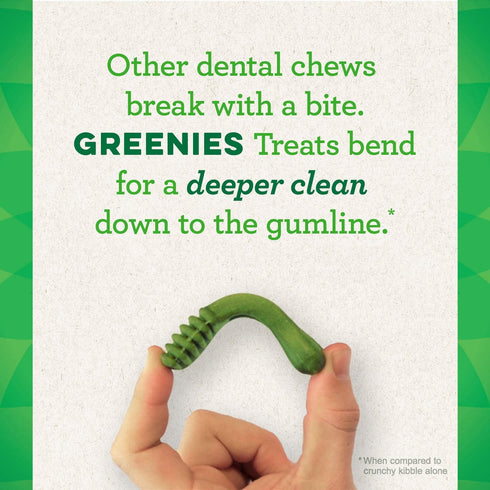 Greenies Original Large Natural Dental Care Dog Treats, 6 oz. Pack (4 Treats)...