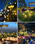 Firefly Lights Solar Outdoor, Solar Powered Firefly Lights, 2Pack Fire Fly Solar Garden Lights, Waterproof Swaying LED Solar Decorative Lights Sti...