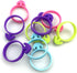 60 Pcs Pastry Bag Ties Reusable Icing Bag Ties Silicone Decoration Bag Clips Cake Piping Bag Ties for Cupcakes Cookies and Pastry(15 Pieces Light ...