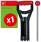 Install Kit for Mole and Gopher Traps SuperCat. 25 cm Tunnel-locating Probe + Serrated-Edge Cutter for 6 cm Dia. Hole. European Design, Easy to Us...