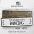 Kitchen Wood Signs (Medium - Wood And Metal, This Kitchen Is For Dancing)...