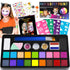 Face Painting Kit for Kids - 20 Colors Water Based Non Toxic Face Paint Kit, Professional Face Paint for Kids with Stencils & Brushes - Parties, B...