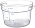 Carlisle FoodService Products Storplus Round Food Storage Container with Stackable Design for Catering, Buffets, Restaurants, Polycarbonate (Pc), ...