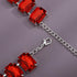 YERTTER Elegant Full Clorful Rhinestone Chunky Chain Luxury Rhinestone Collar Statement Clavicle Choker Necklace Adjustable for Party Music Bar Wo...