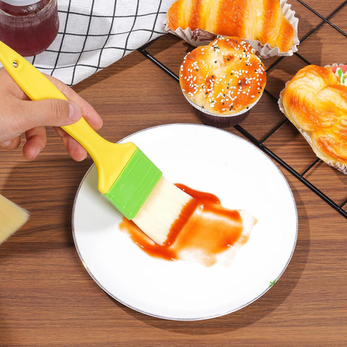 Pastry Brushes Basting Oil Brush for Spreading butter, oil, or egg wash,Cooking Baking BBQ Oil Brush (2, 1in, 2in)...