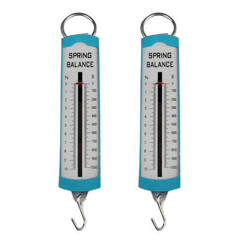 P11104 Pack of 2 - Hanging Spring Scale (0-1000g, 10N)...