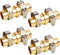 Hourleey 4 Pack Garden Hose Repair Kit, Hose Connector Repair Mender Kit with Stainless Clamp, Fits 3/4"-5/8" Water Hose Repair Fittings...