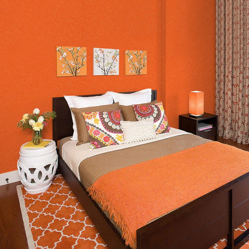 Abyssaly Orange Peel and Stick Wallpaper Removable Self Adhesive Wallpaper 15.7" X 118" Embossed Silk Textured Wallpaper Home Decorativon for Cabi...