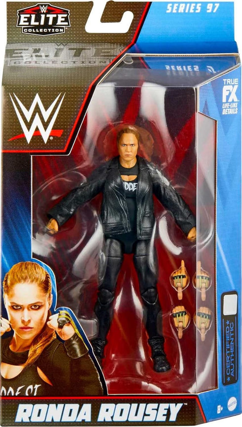 Mattel WWE Ronda Rousey Elite Collection Action Figure, Deluxe Articulation & Life-like Detail with Iconic Accessories, 6-inch...