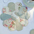 English Paper Piecing Template Set Flower Shape Grandmother's Garden Quilting Kit for Patchwork Beginners on Bags, Blankets, Pillowcases Handmade ...