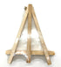 9.5 Inch Adjustable Mini Wood Tripod Easel Stand Small Tabletop Wooden Easel Painting Easel Stand Triangle Tabletop Canvas Holde Painting Canvas P...