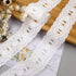 IDONGCAI Eyelet Lace Trim Cotton White Lace Ribbon Embroidery Lace Trim for Sewing Craft Lace Fabric for Home Decor Supply (1.35 inch Width)...